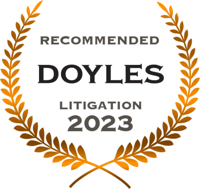 Doyle’s Guide 2023 — Recommended, Litigation